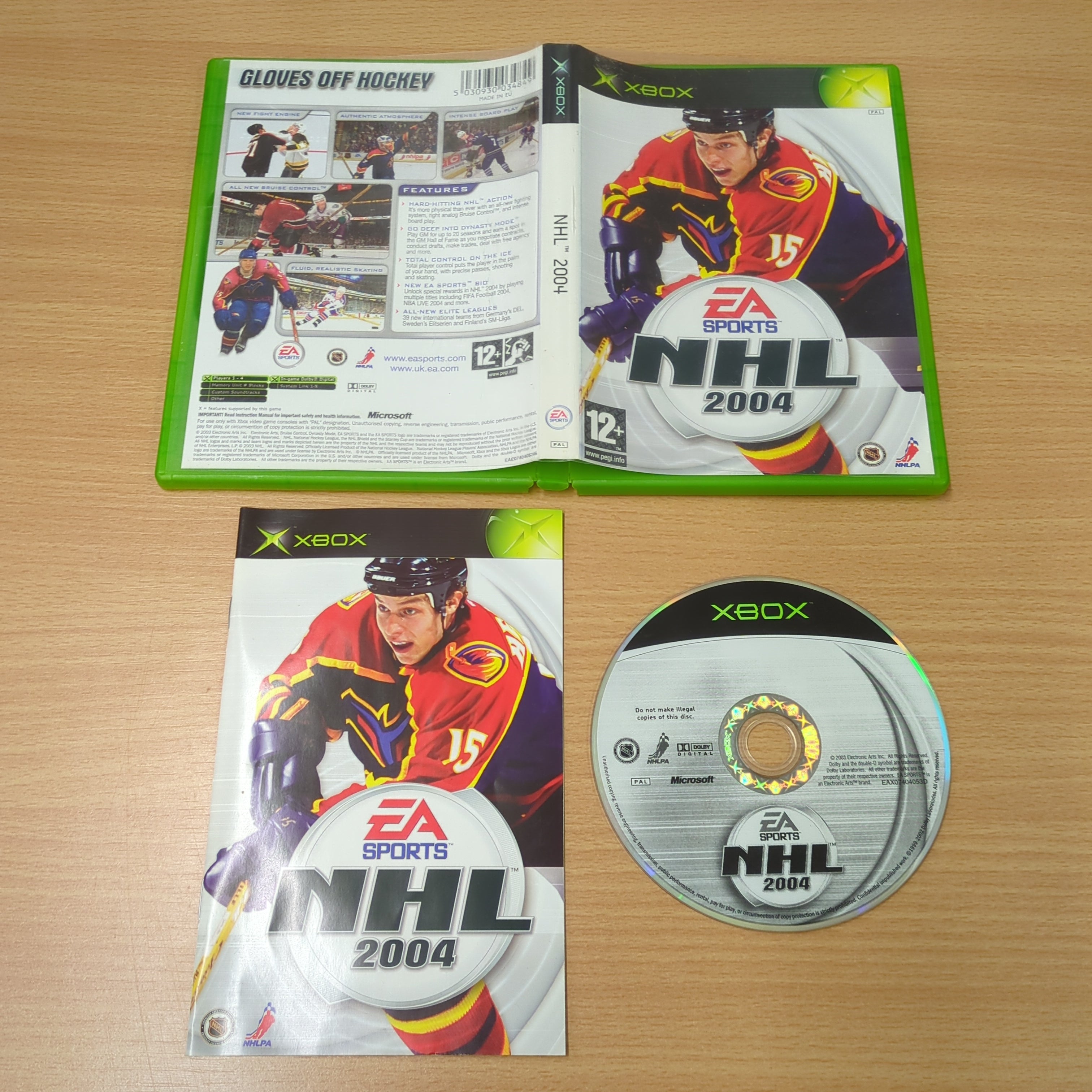 NHL 2004 original Xbox game NHL 2004 original Xbox game